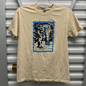 Yeti Sasquatch Snow Ice Bigfoot Shirt Blizzard Snowboard Ski Hiking Blue Cream X